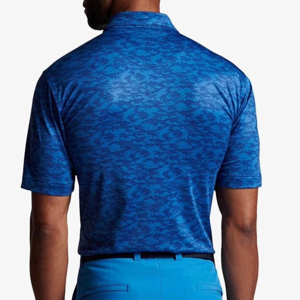 Peter Millar Fish Camo Performance Polo NWT - Picture 4 of 13